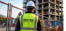 Illustrative security presence at a construction site